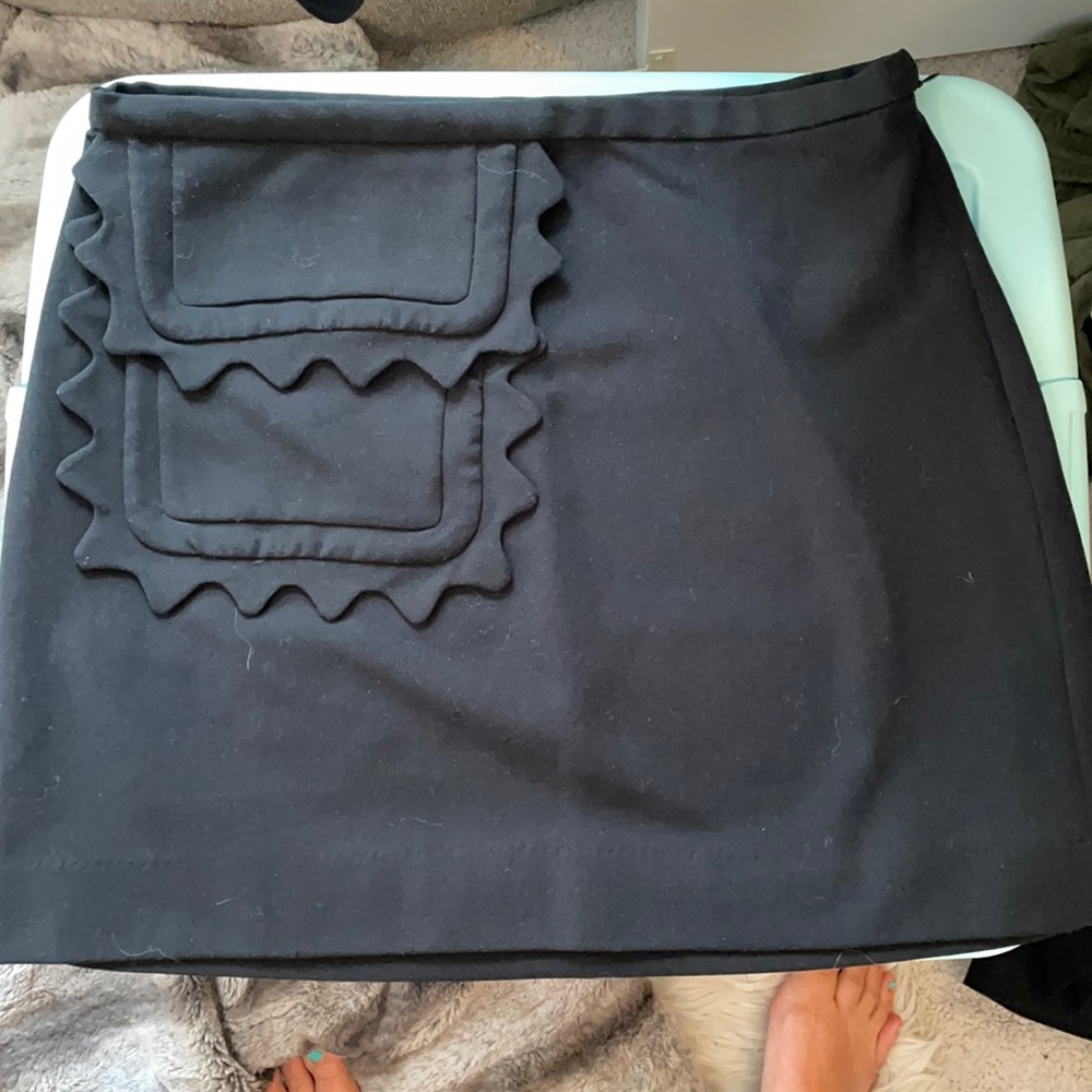 Victoria Beckham for target black mini skirt large